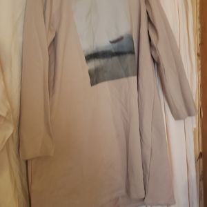 Benin  Gray Blouses  Long Sleeves large